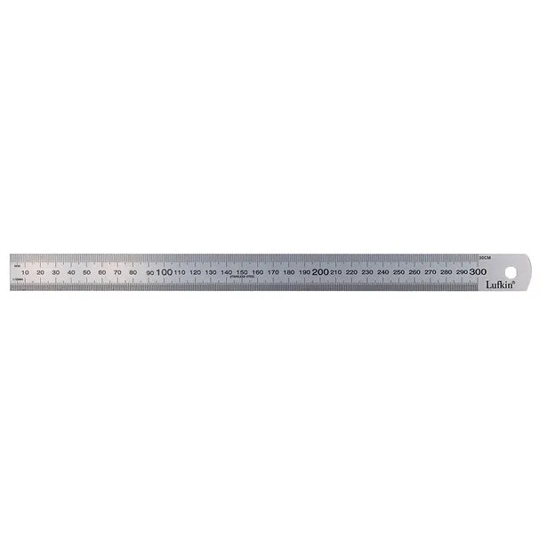 CRESCENT LUFKIN 300 X 23MM STAINLESS STEEL RULER LSR300